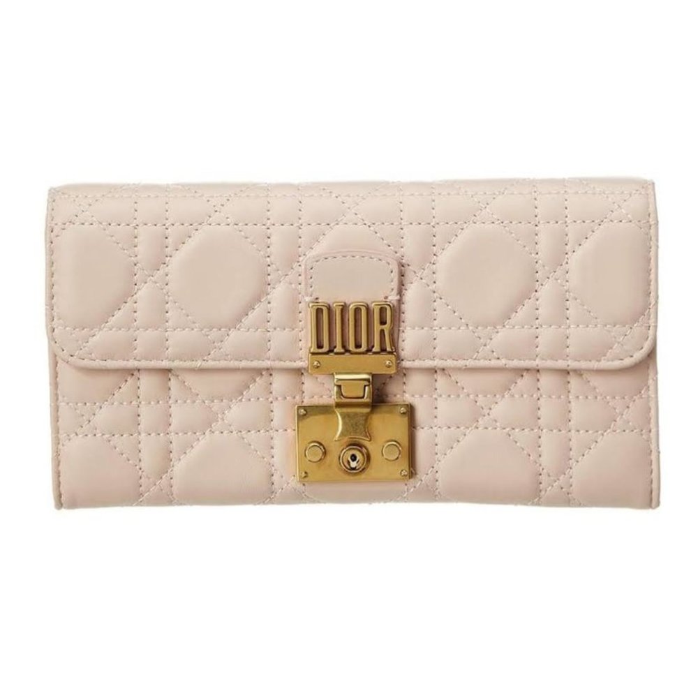 New Authentic DIORADDICT Continental Long Wallet